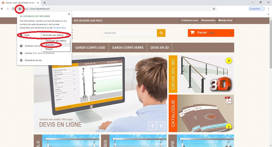 Activer Flash sur Google Chrome