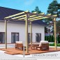 Pergola bois massif autoportée Madrid