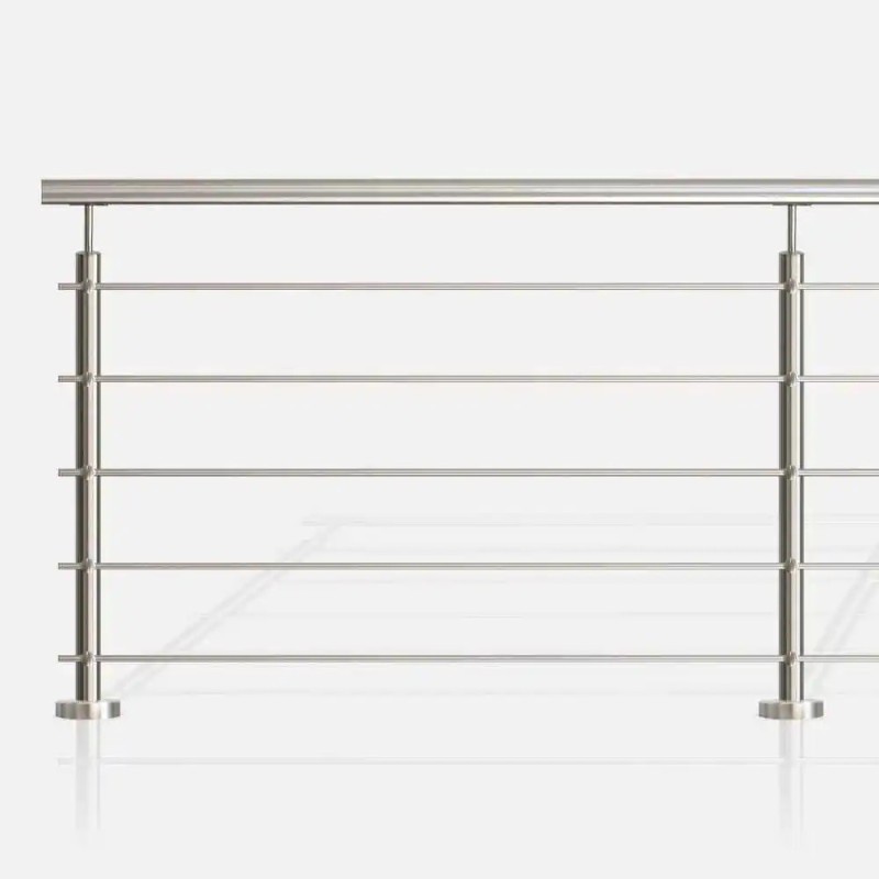Garde-corps 5 lisses inox