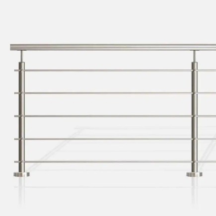 Garde-corps 5 lisses inox