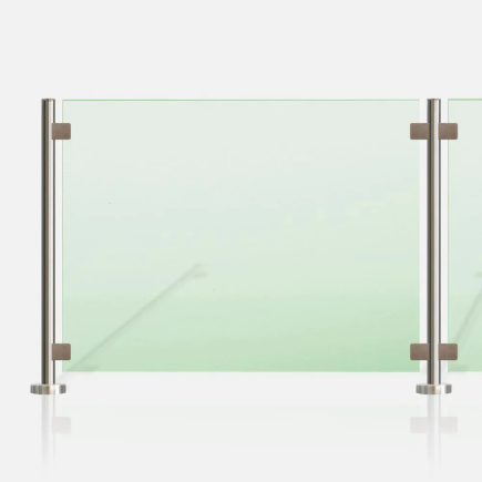 Clôture piscine en verre