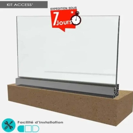 Garde-corps tout verre Access 88/4