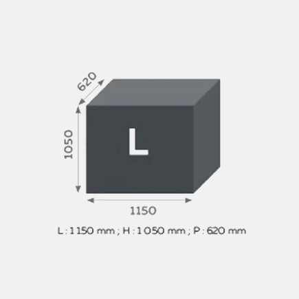 Cache clim taille L