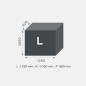 Cache clim taille L