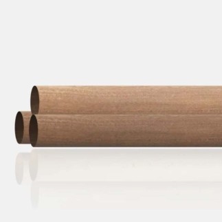 Main courante Ø42 bois de exotique pour intérieur/extérieur