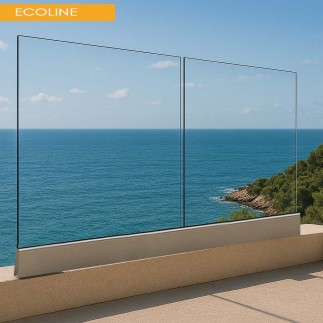 Garde-corps tout verre Ecoline