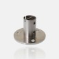 Platine de sol inox pour tube 42,4x2mm Ø100 mm
