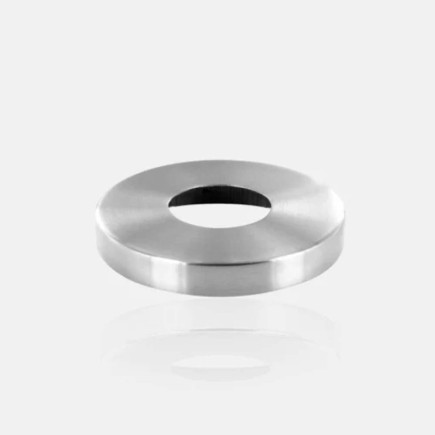 Cache platine rond inox pour platine de sol Ø100mm