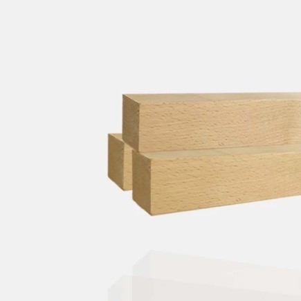 Main courante 40x40mm bois de hêtre pour intérieur