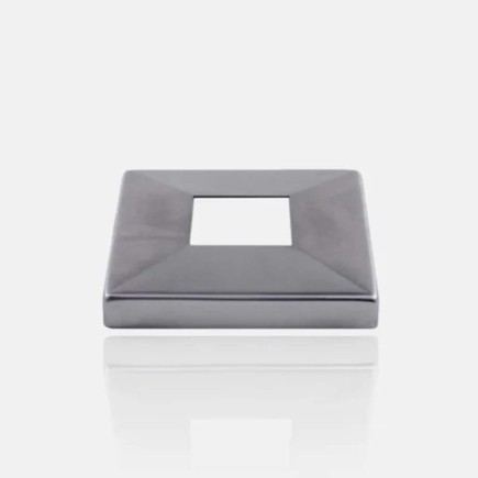 Cache platine carré inox