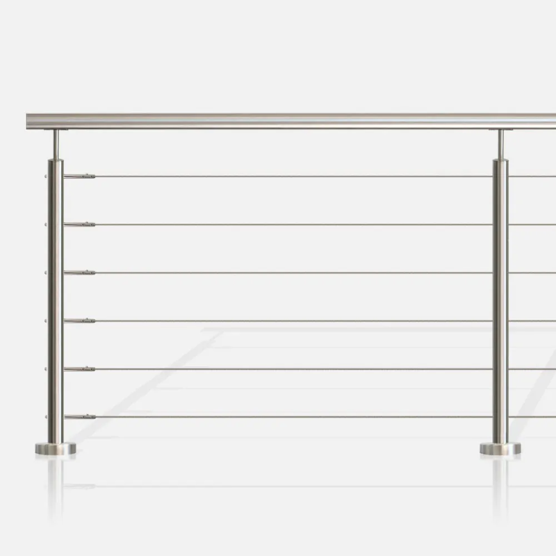 Garde-corps inox 6 câbles
