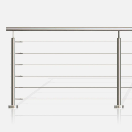 Garde-corps inox 6 câbles