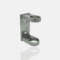 Platine rectangle ajustable fixation latérale pour tube rond 42,4mm