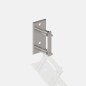 Platine rectangulaire pour tube 42,4 mm fixation latérale