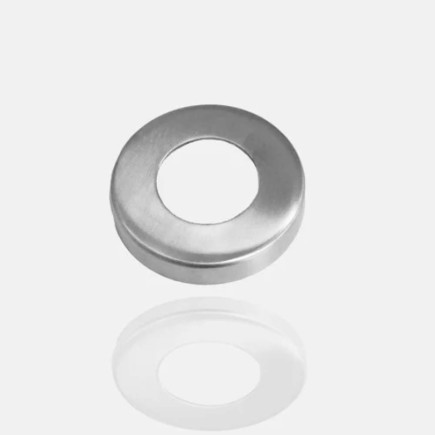 Cache platine rond inox pour platine de sol Ø80mm