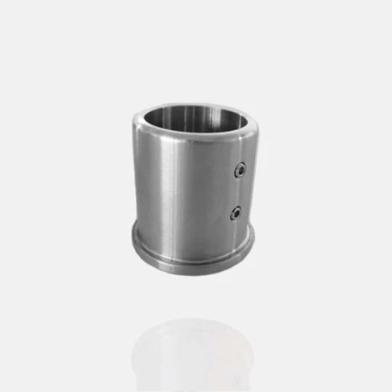 Douille de sol inox à fixation central pour tube 42,4x2mm