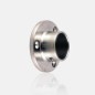Platine murale ronde inox