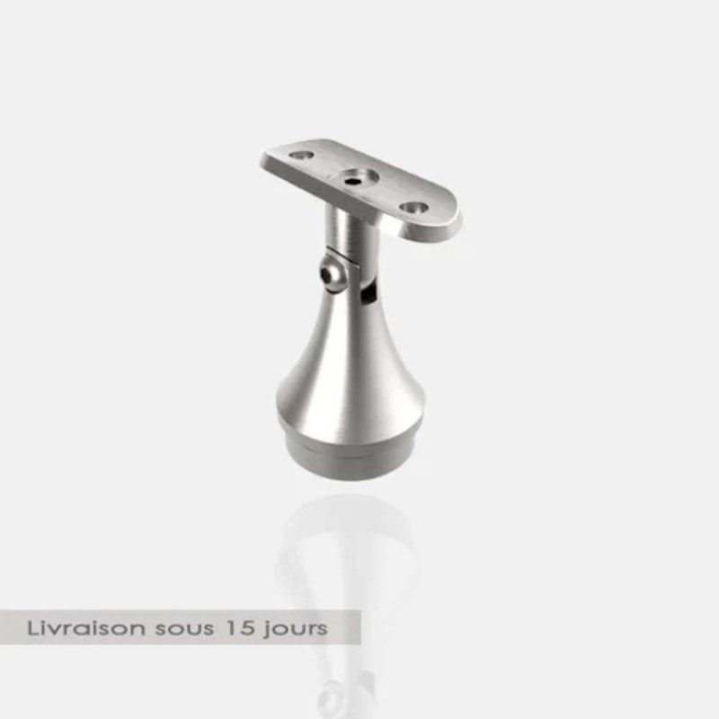 Support de main courante inclinable trompette