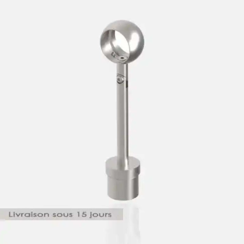 Support de main courante ajustable avec bague