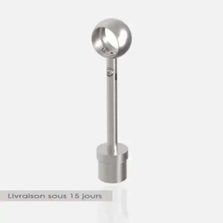 Support de main courante ajustable avec bague