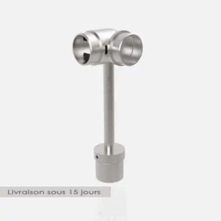 Support de main courante orientable droite et gauche réglable
