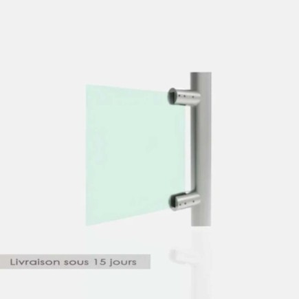 Support de verre pour poteau