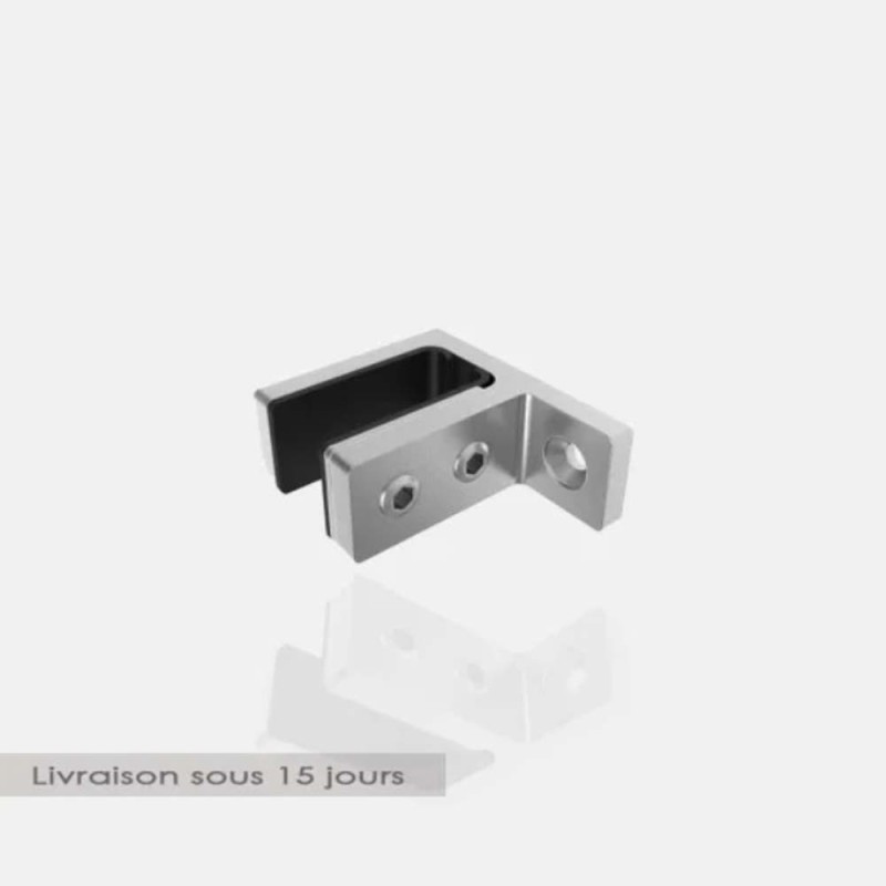 Connecteur d'alignement mural pour verre 16,76 à 21,52mm