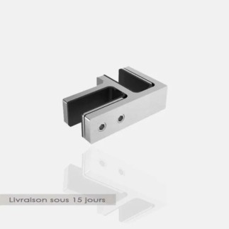 Connecteur d'alignement angle 90° pour verre 16,76 à 21,52mm