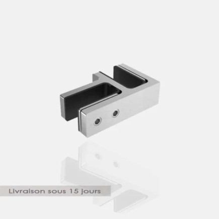 Connecteur d'alignement angle 90° pour verre 16,76 à 21,52mm