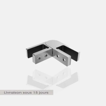 Connecteur d'alignement angle variable pour verre 16,76 à 21,52mm