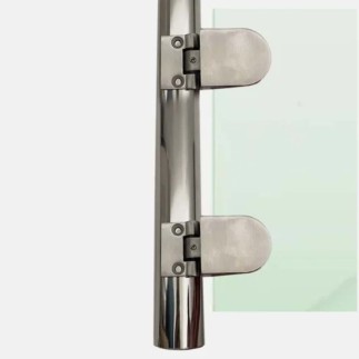 Pinces à verre charnière pour portillon (la paire)