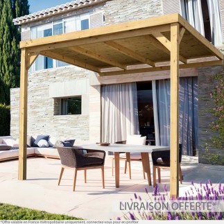 Pergola adossée avec toit Rennes