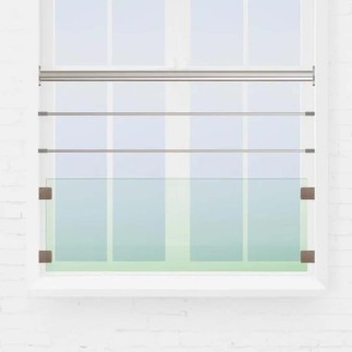 Garde-corps fenêtre lisses et verre