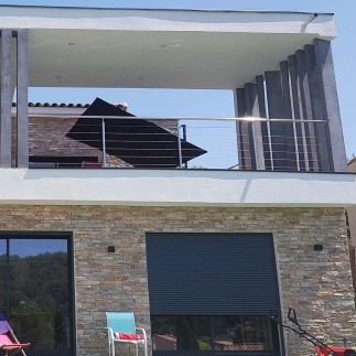 Garde-corps inox 6 câbles