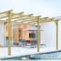 Pergola adossée en bois massif Oviedo