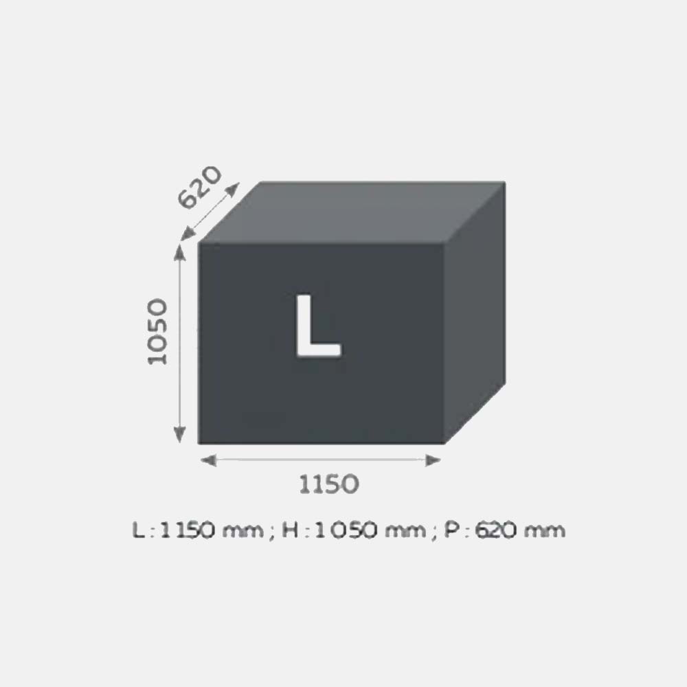 Cache clim taille L