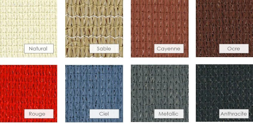 Couleur voile ajourée