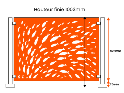 Fiche technique garde-corps tôle