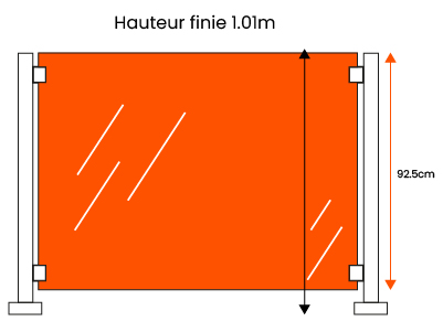 Fiche technique garde-corps verre smc