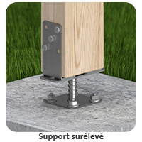 Support surélevé