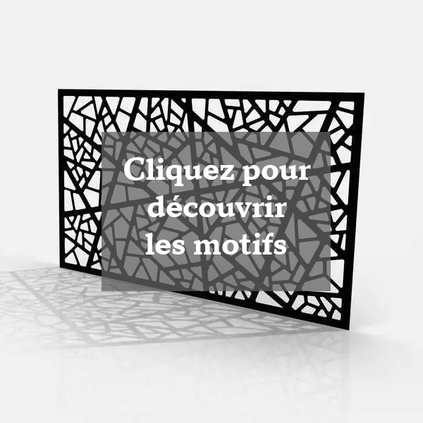 tôle motif abstrait