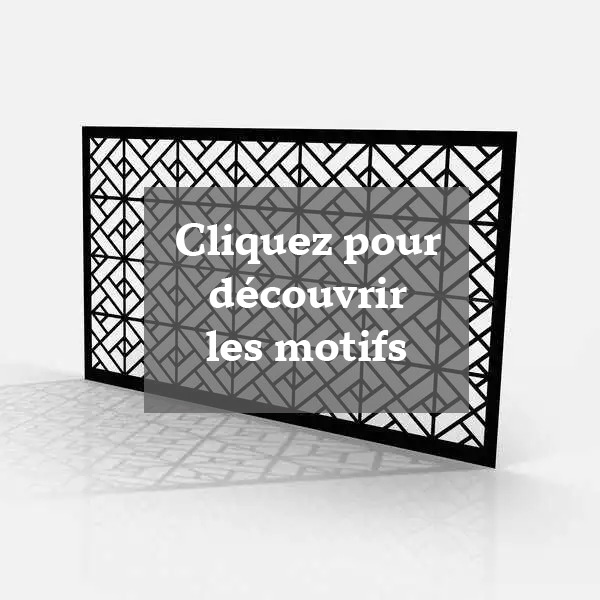 Tôle motif géométrique